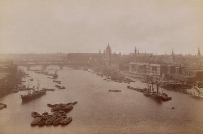 View of the Thames by English Photographer